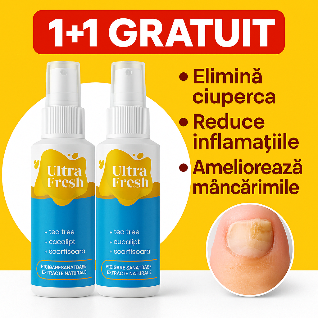1+1 Gratis Ultra Fresh - ulei esențial pentru refacerea unghiei
