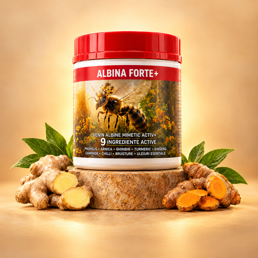 GEL ALBINĂ FORTE+