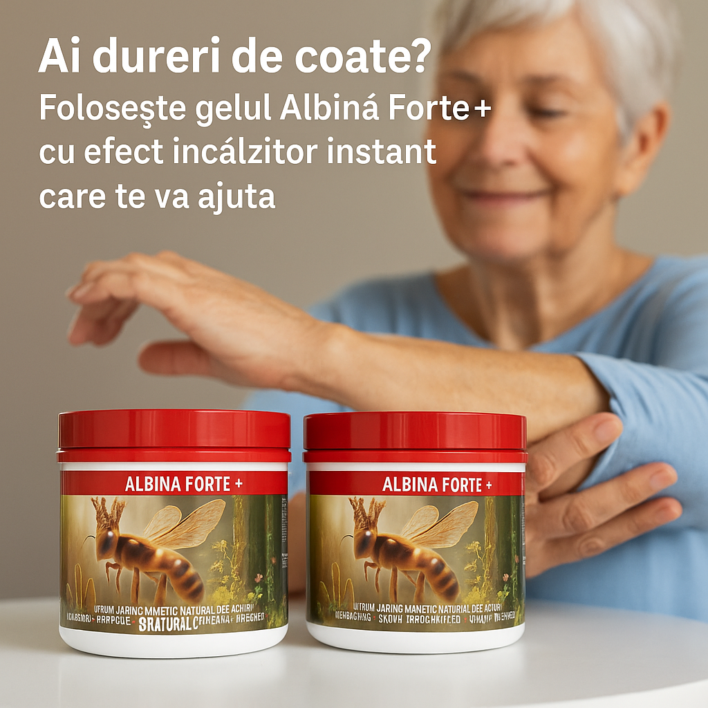 2 x Gel Albină Forte + special pentru dureri de coate