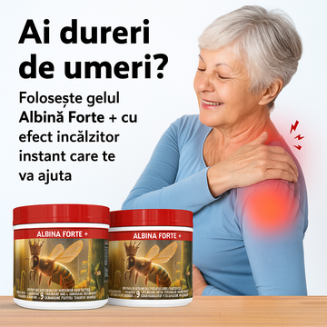2 x Gel Albină Forte + - special pentru dureri de umeri