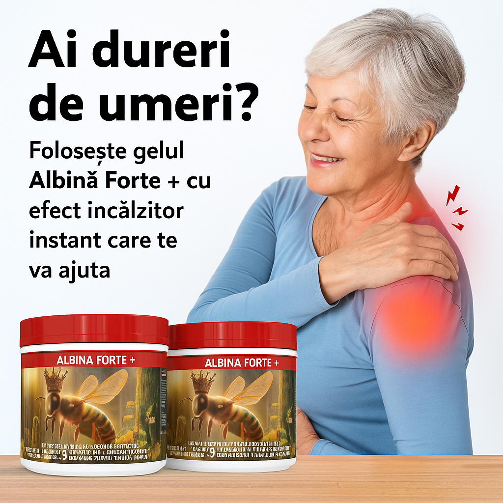 2 x Gel Albină Forte + - special pentru dureri de umeri