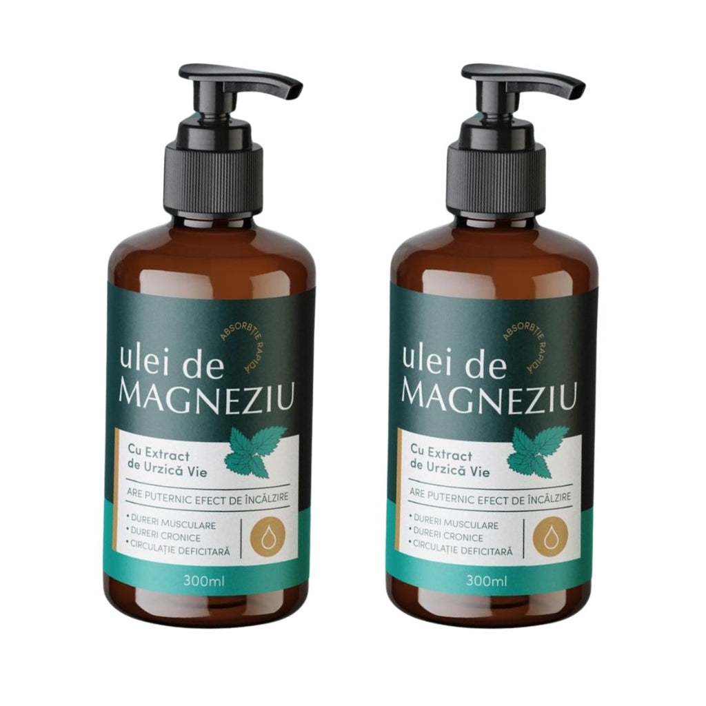 2 x Ulei de Magneziu cu extract de Urzică Vie NATURAL
